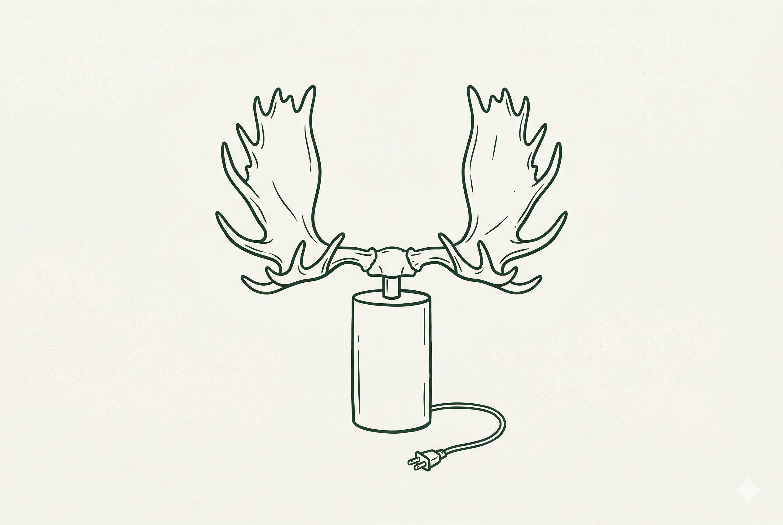 The moose lamp